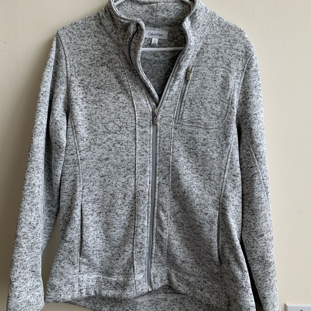 Calvin Klein Fleece Sweater Jacket